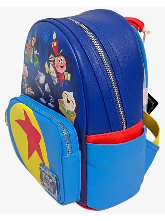 Loungefly Tin Toy Train Geri Lava Baby Bao Pixar Shorts Mini Backpack  NWT Loungefly Tin Toy Train Geri Lava Baby Bao Pixar Shorts Mini  main image 2